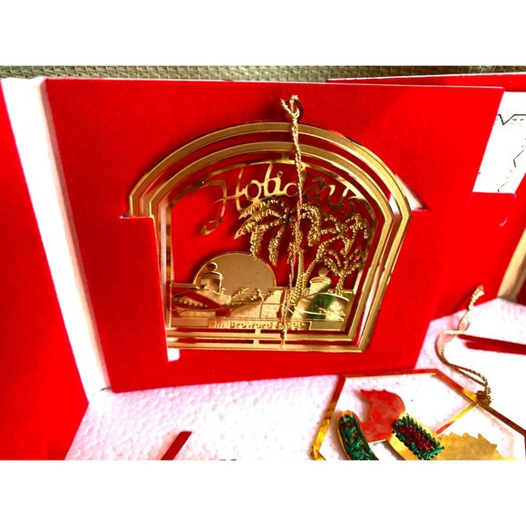 24K Gold Finish Nations Treasures Ornament Collection Lot of 11 Pc - Picture 3 of 9